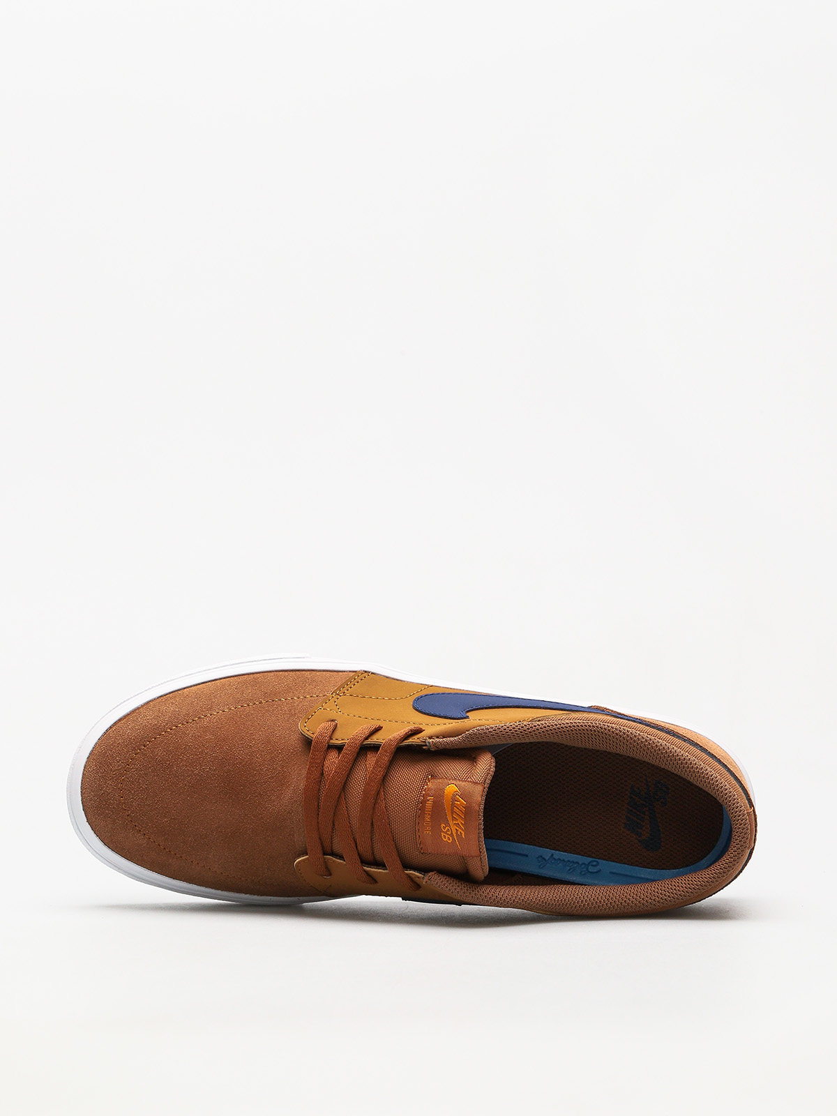 Nike SB Shoes Sb Solarsoft Portmore II (lt british tan/blue void black)