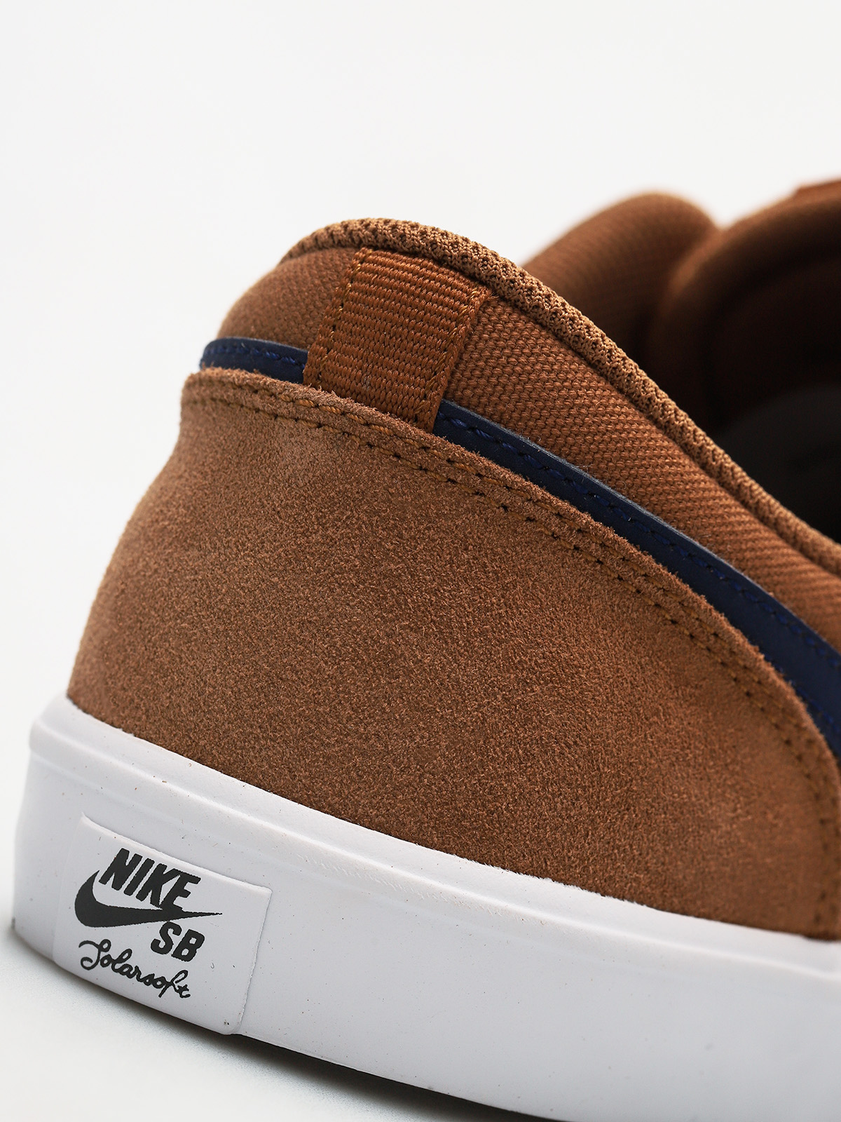 Nike SB Shoes Sb Solarsoft Portmore II (lt british tan/blue void black)