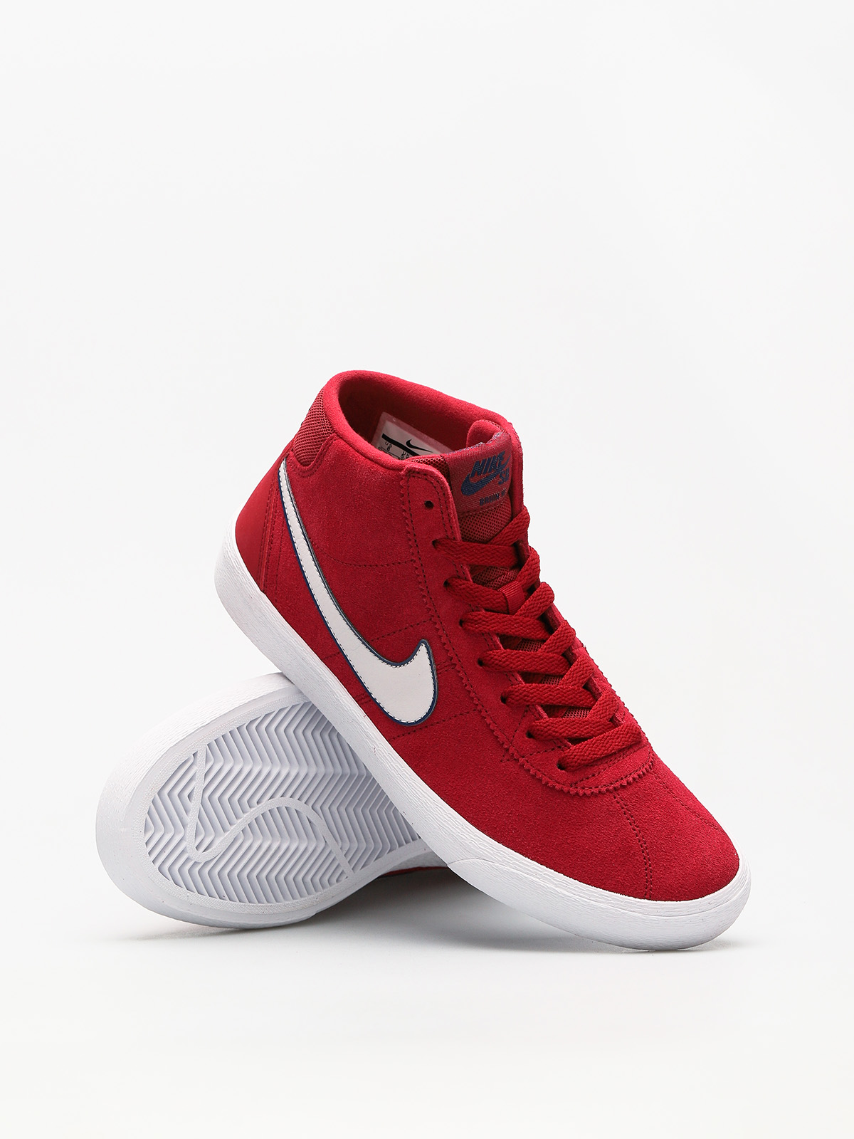 Nike SB Shoes Sb Bruin Hi Wmn (red crush/vast grey white)