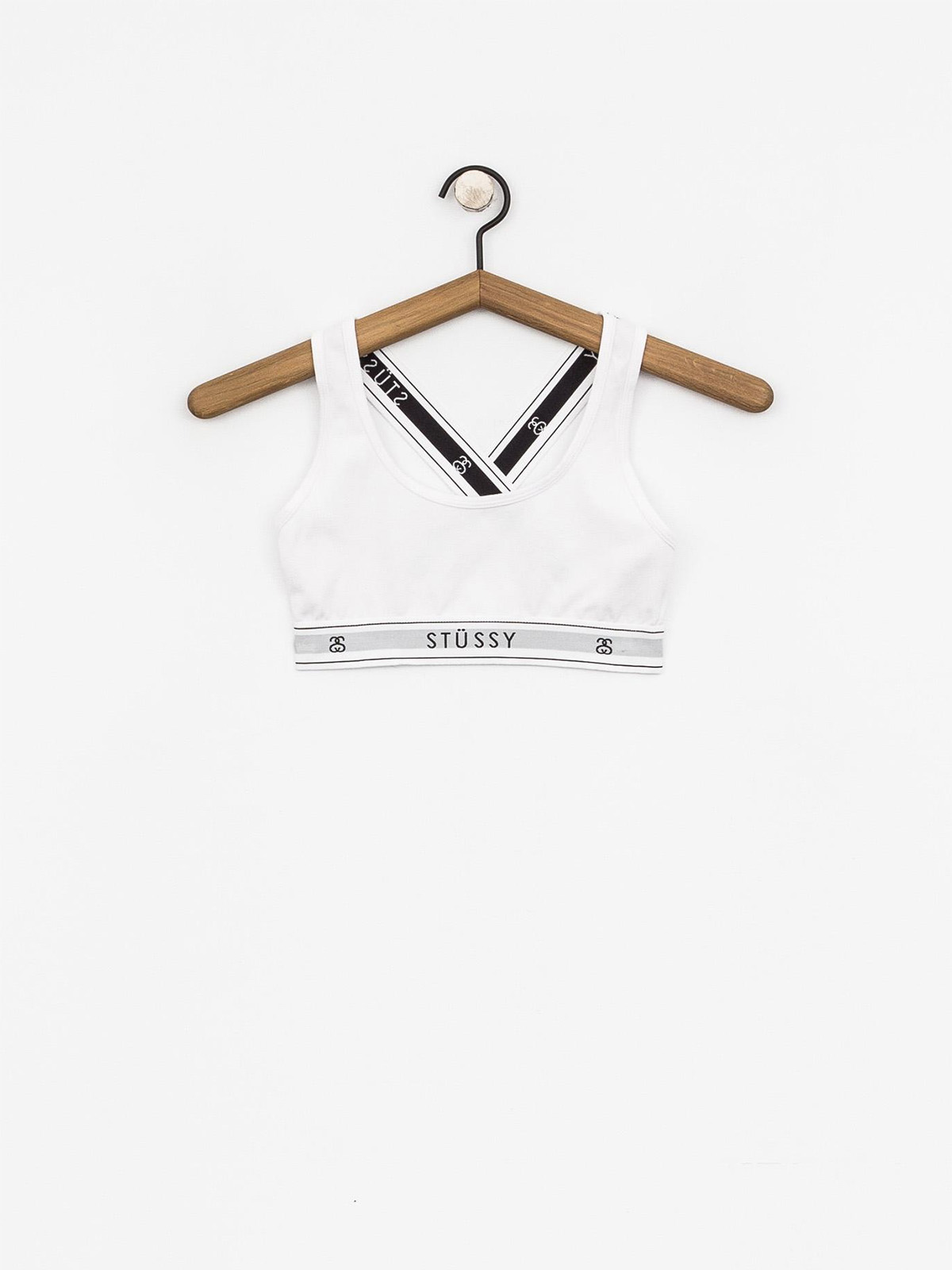 Stussy Top Cross Back Crop Wmn (white)