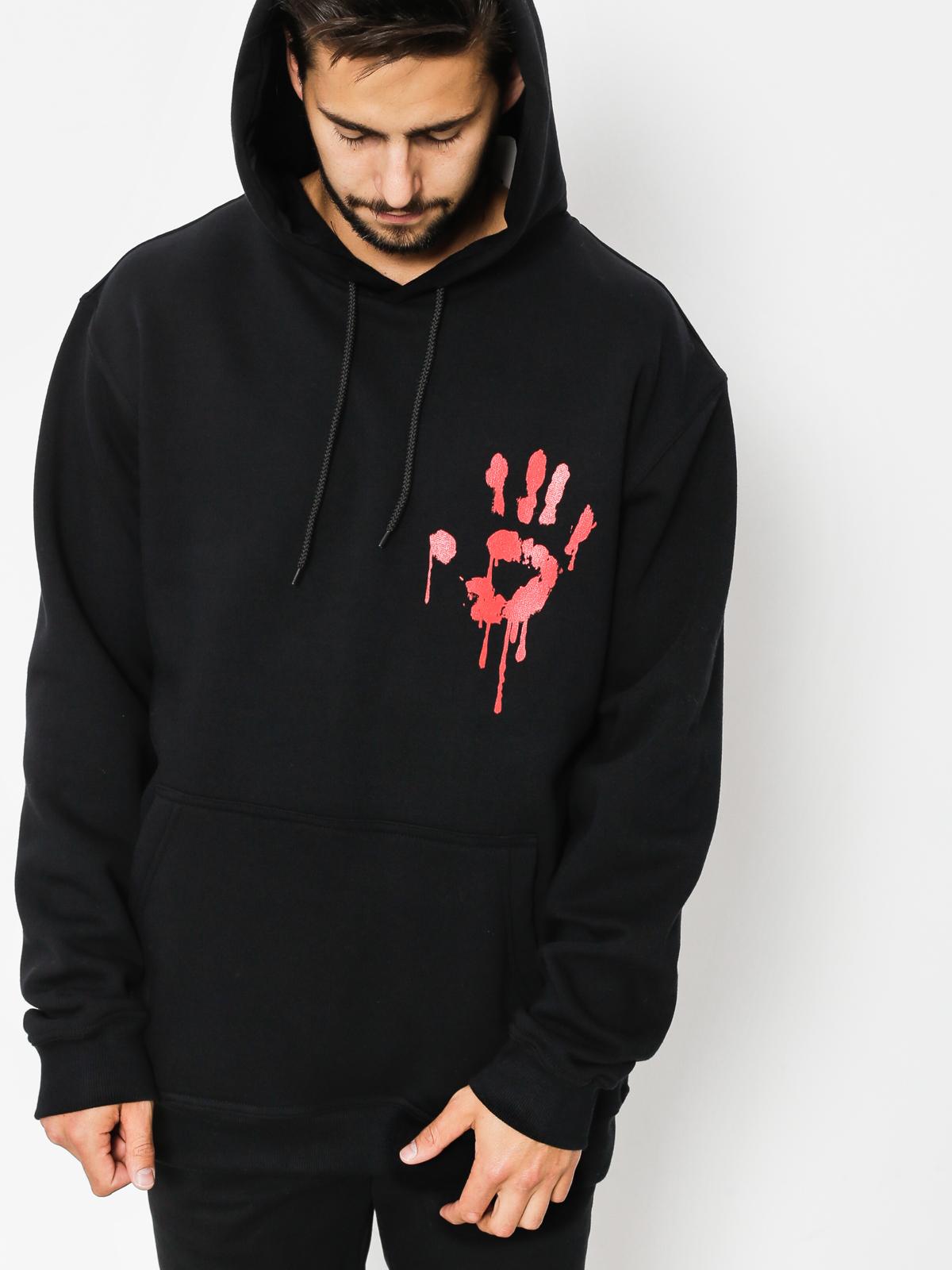 Diamante Wear Hoody I See Dead Haters HD (black/red)