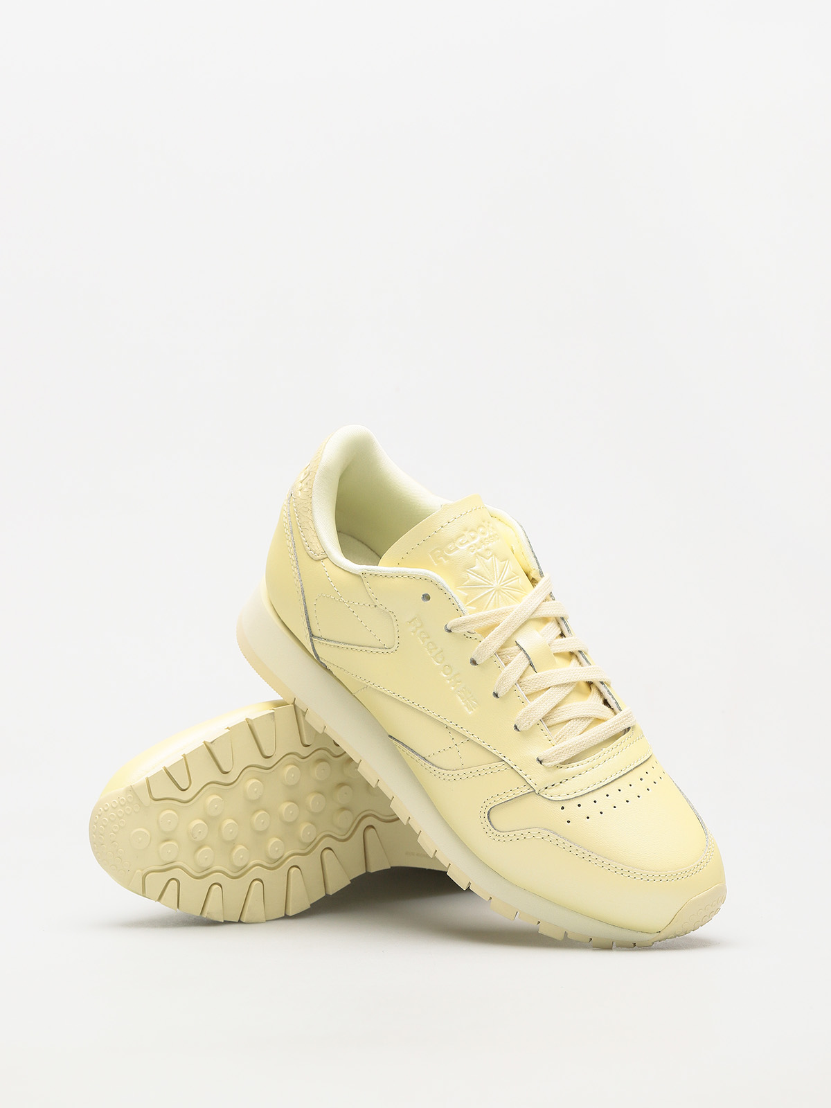 Reebok Schuhe Classic Leather Wmn (mid washed yellow)