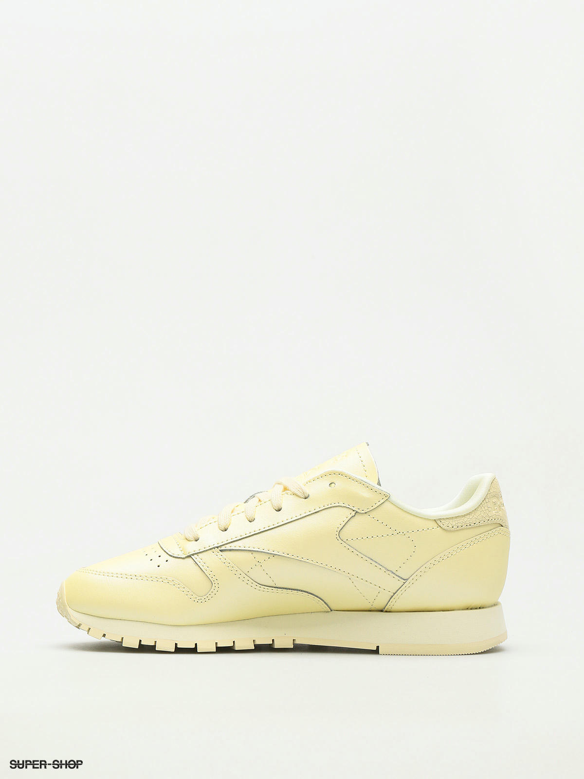 Yellow leather reebok sale