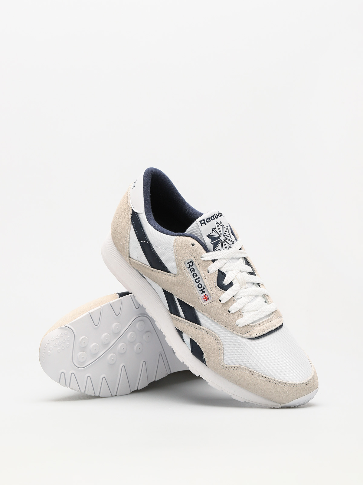 Reebok Shoes Cl Nylon R (archive white/collegiate navy)