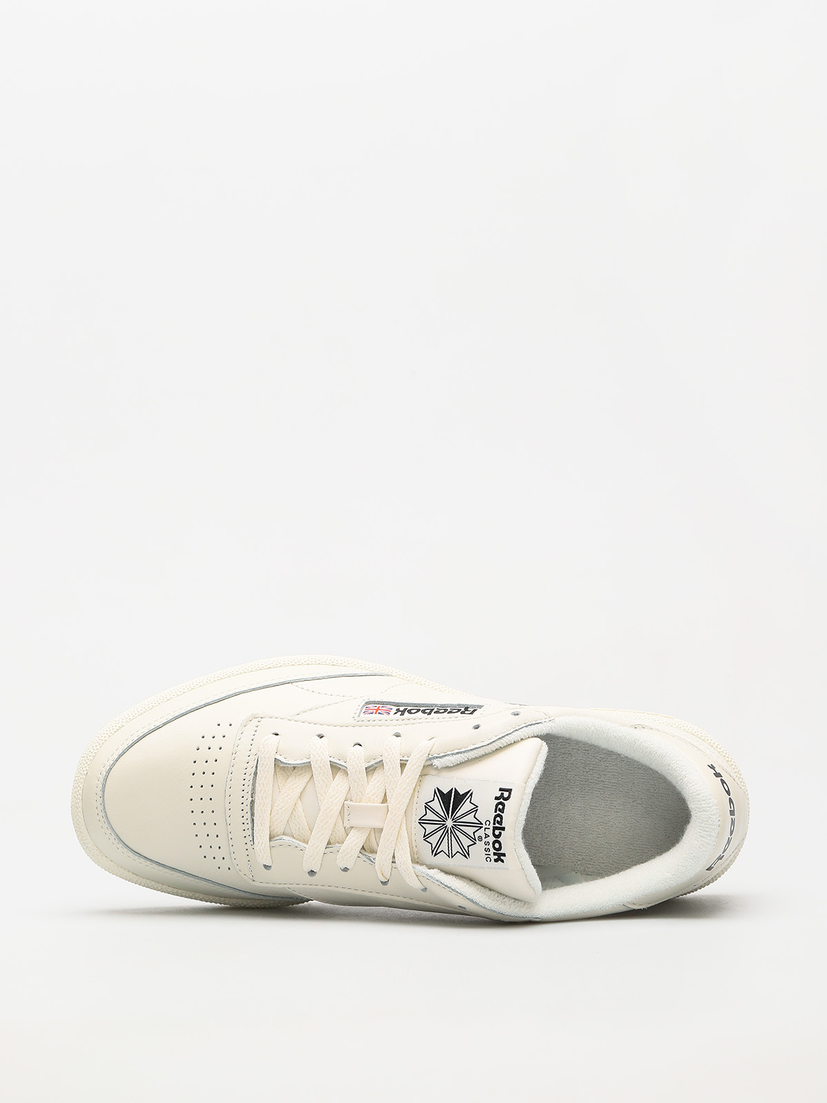 reebok club c 85 chalk black