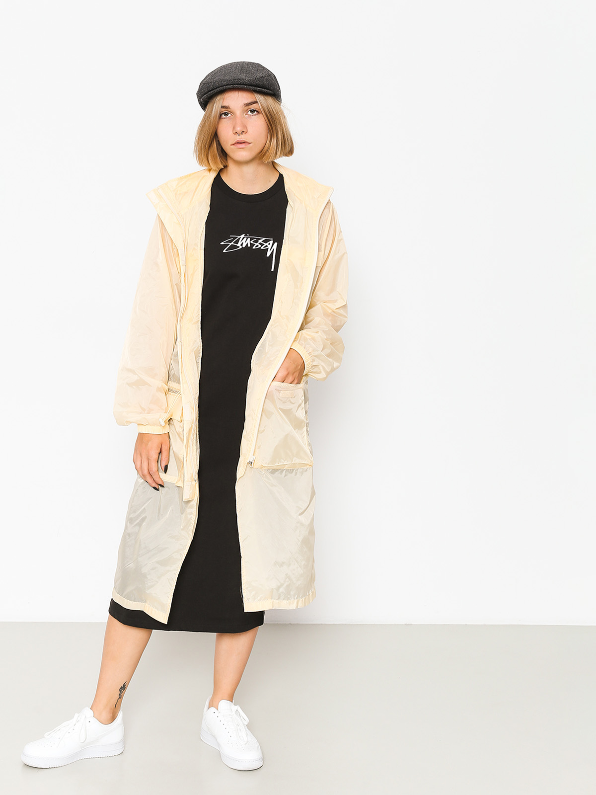 Stussy Jacket Clio Transparent Wmn (off white)