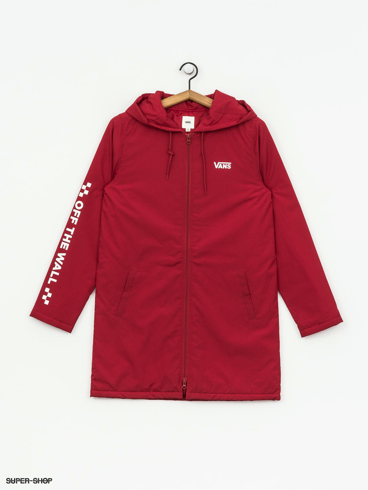 red vans windbreaker