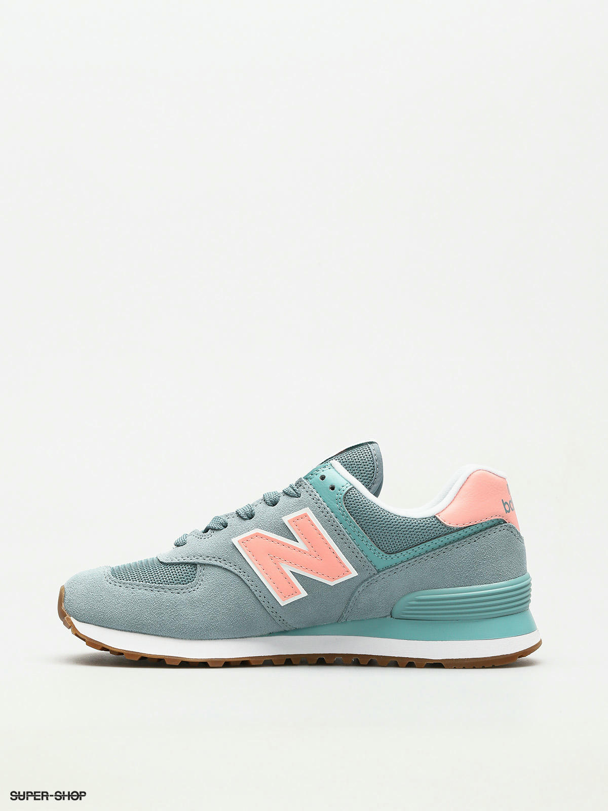 new balance 574 smoke blue