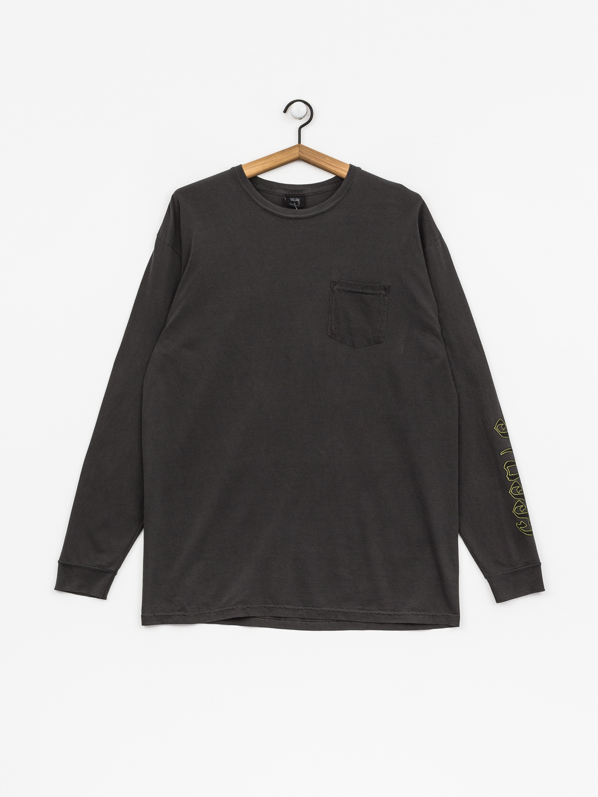 Stussy Longsleeve Double Dragon P Dyed Pkt (black)
