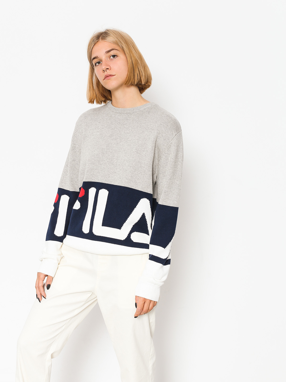 Fila Sweater Blake Wmn grey grey melange