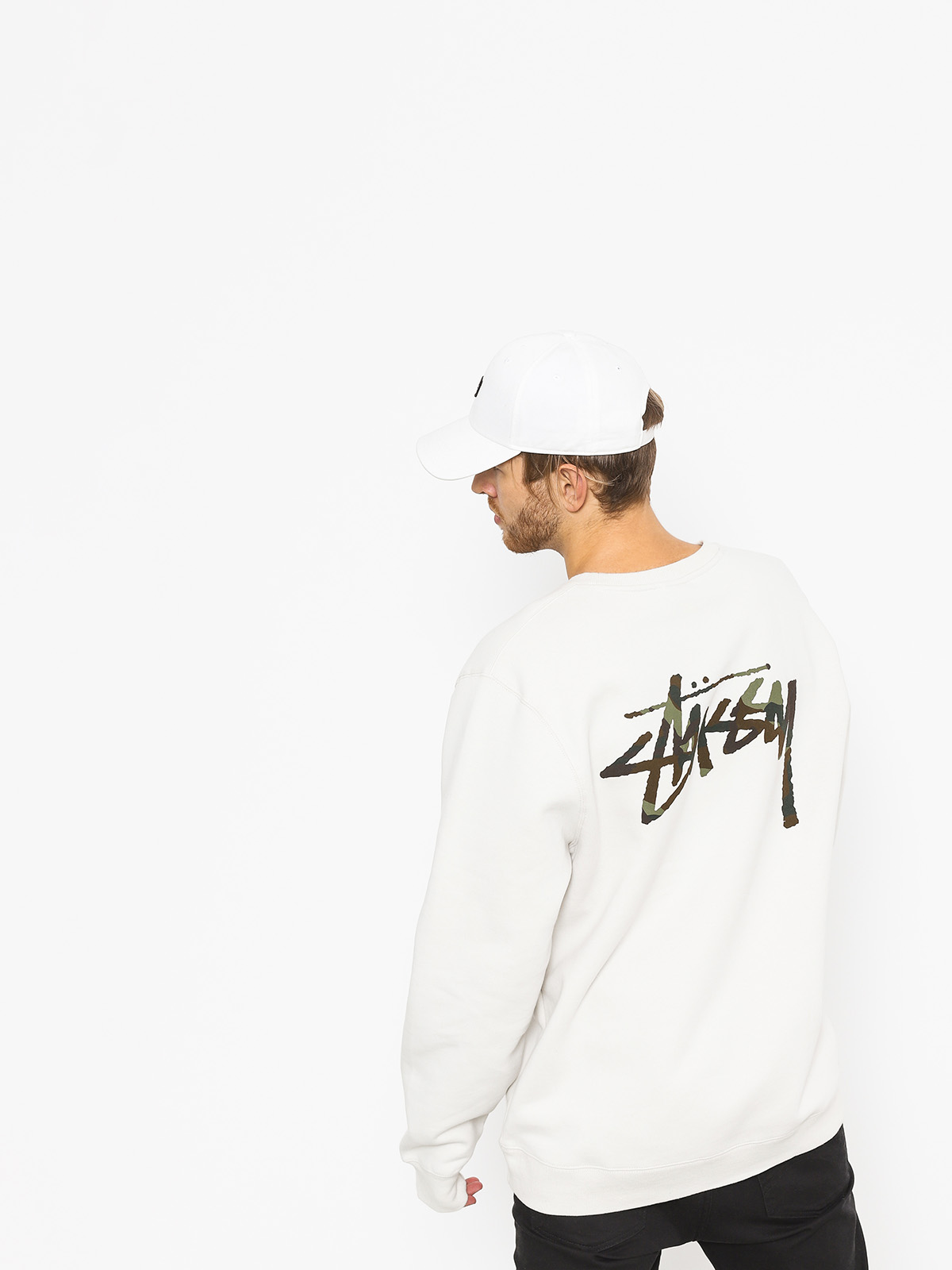 Stussy Sweatshirt Camo Stock (stone)