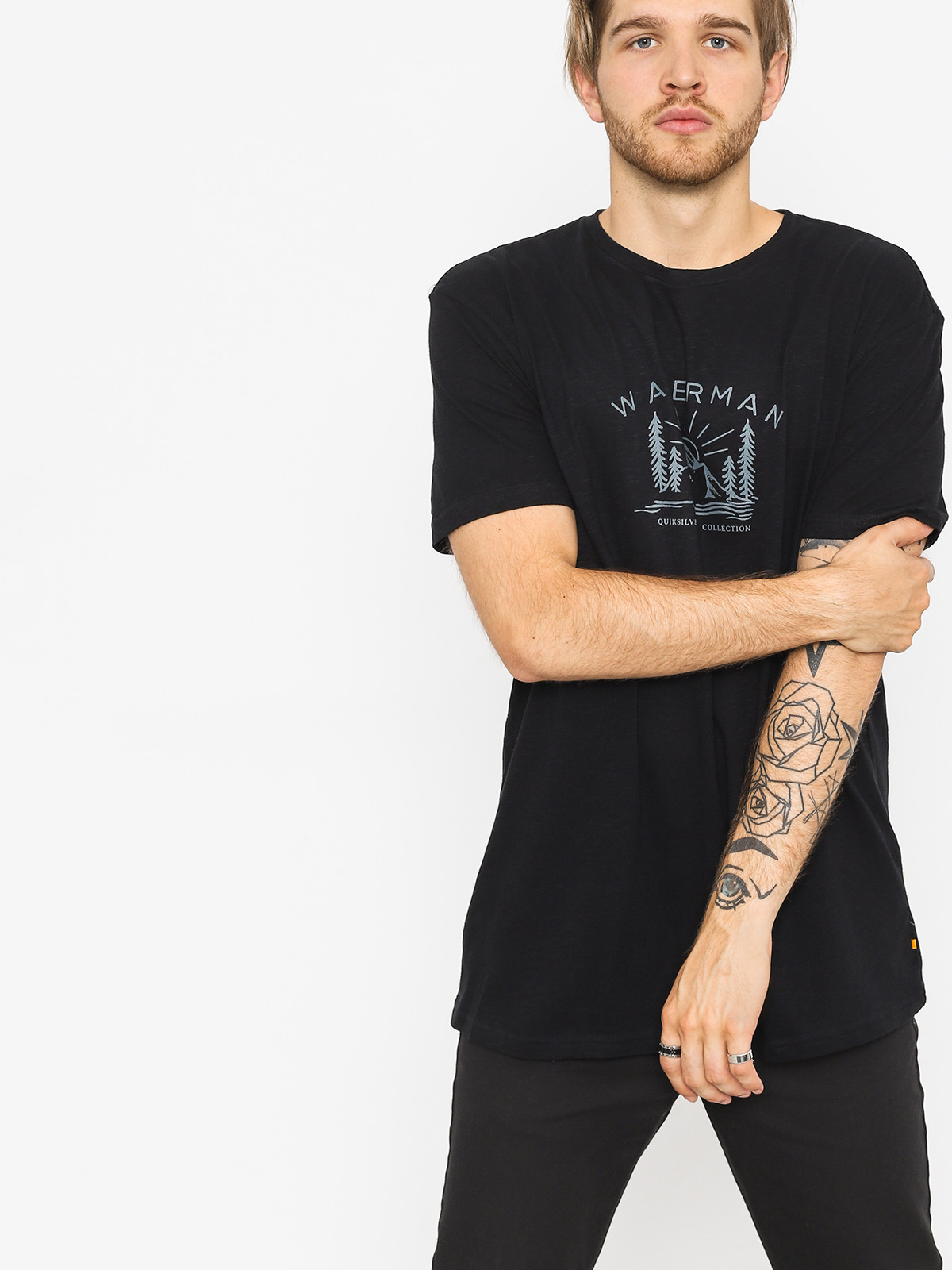 Quiksilver T-shirt Back To Nature (black)