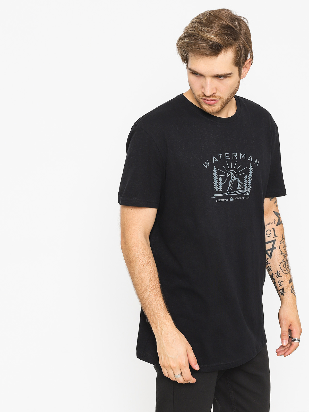 Quiksilver T-shirt Back To Nature (black)