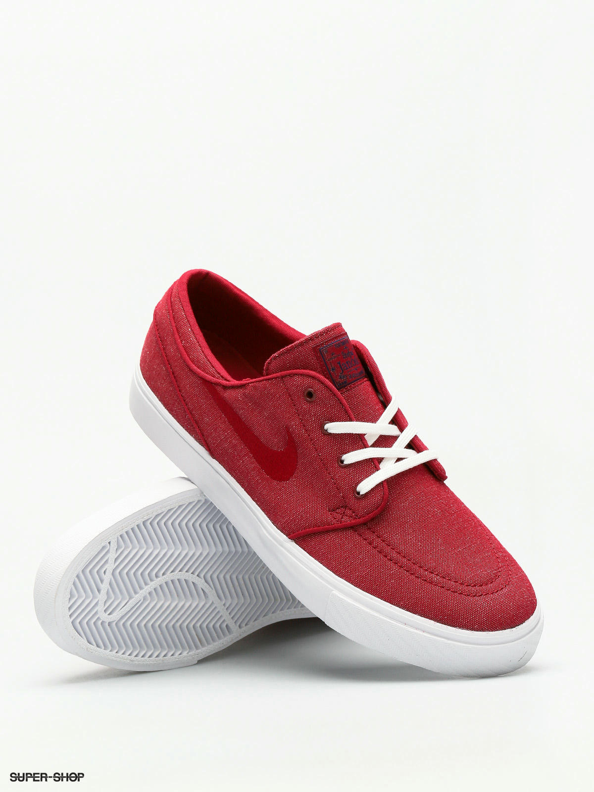 nike sb canvas red