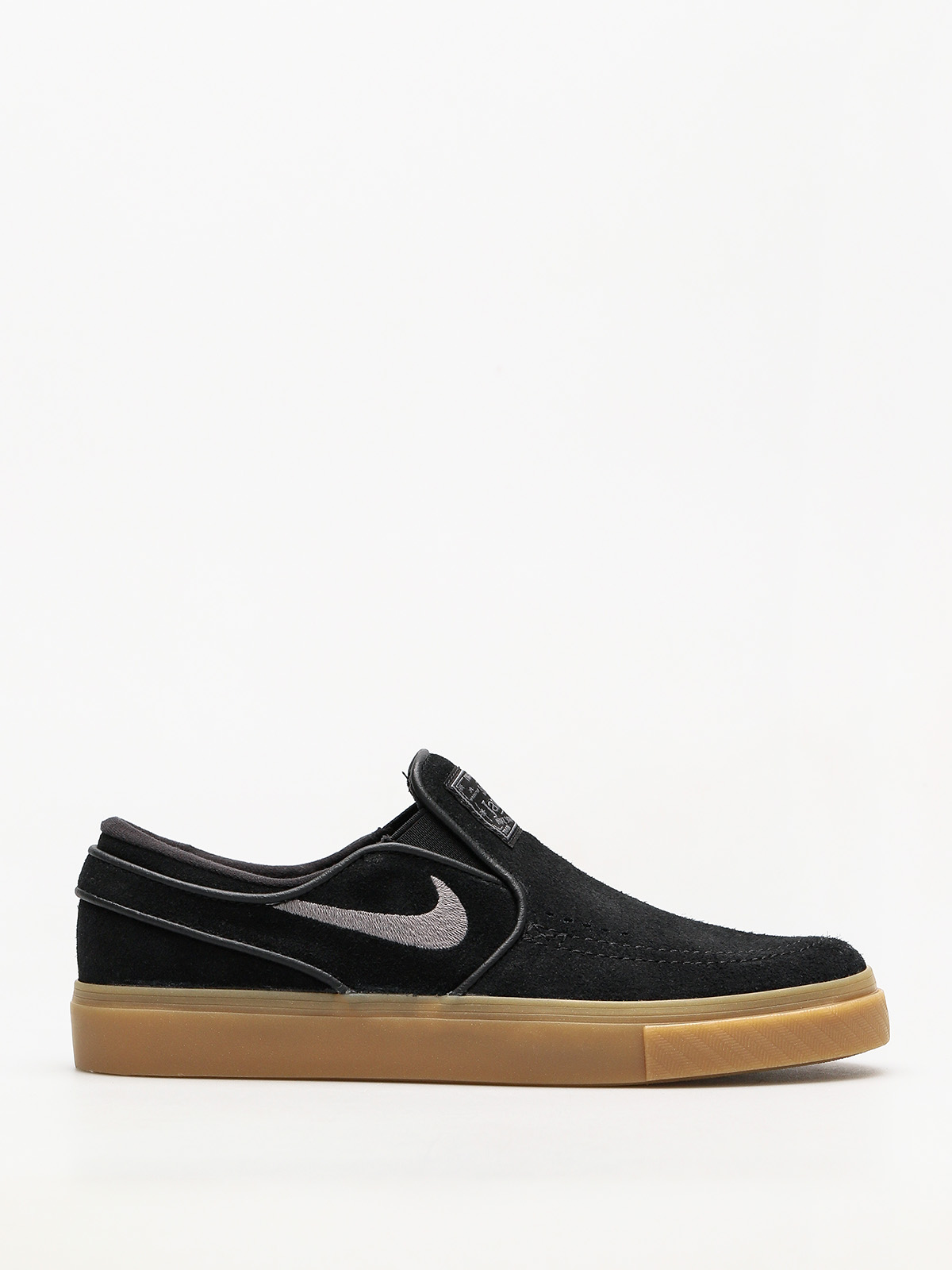 Nike SB Shoes Air Zoom Stefan Janoski Slip (black/gunsmoke gum light brown)