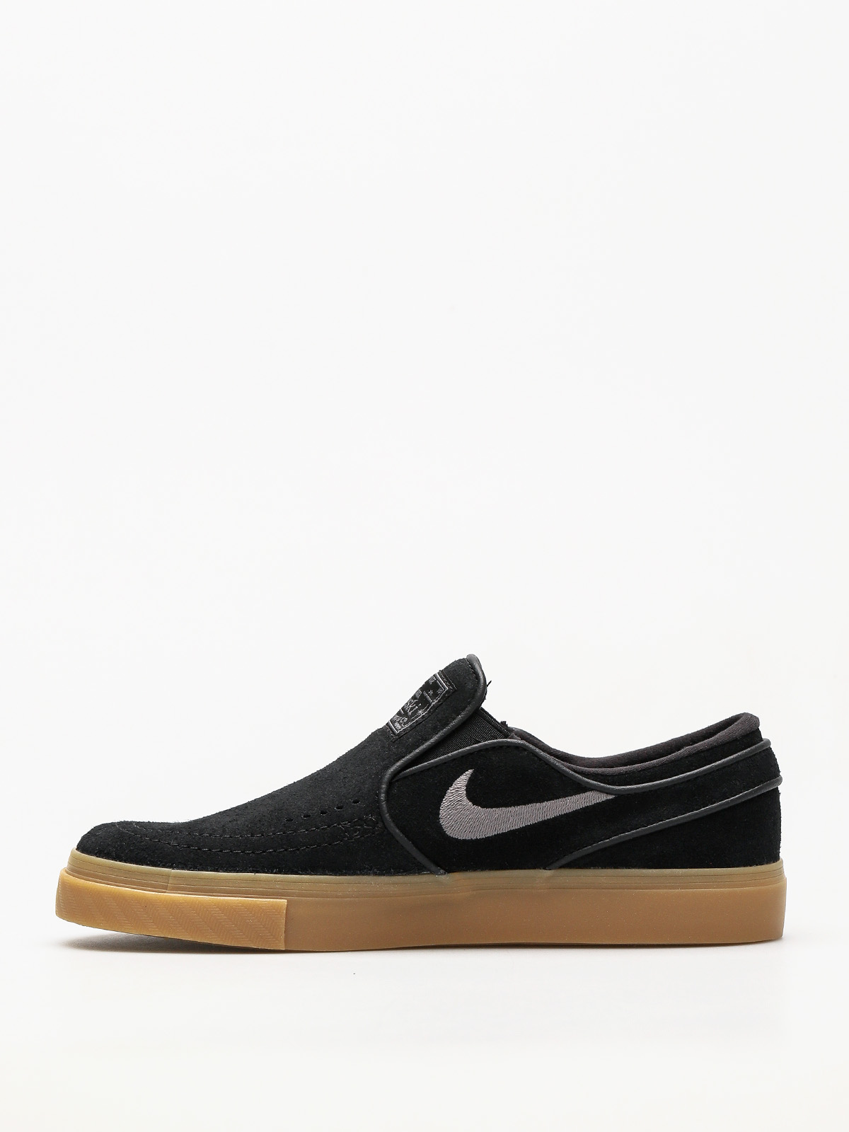 Nike SB Shoes Air Zoom Stefan Janoski Slip (black/gunsmoke gum light brown)