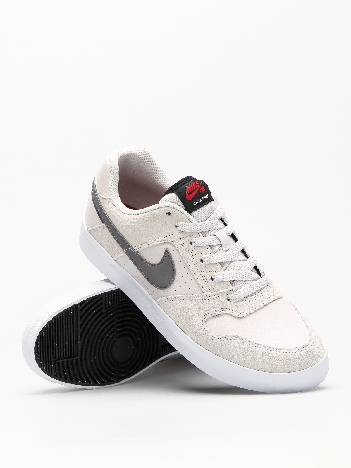 Nike SB Shoes Sb Delta Force Vulc (vast grey/gunsmoke black red crush)