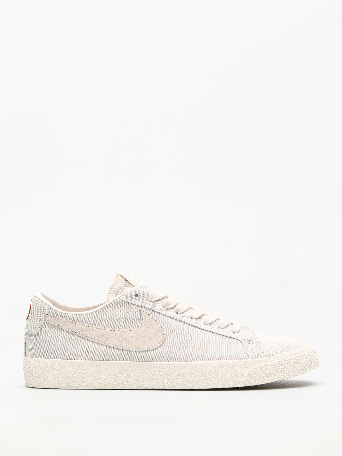 Nike SB Shoes Sb Zoom Blazer Low Canvas Deconstructed (phantom/light bone habanero red)