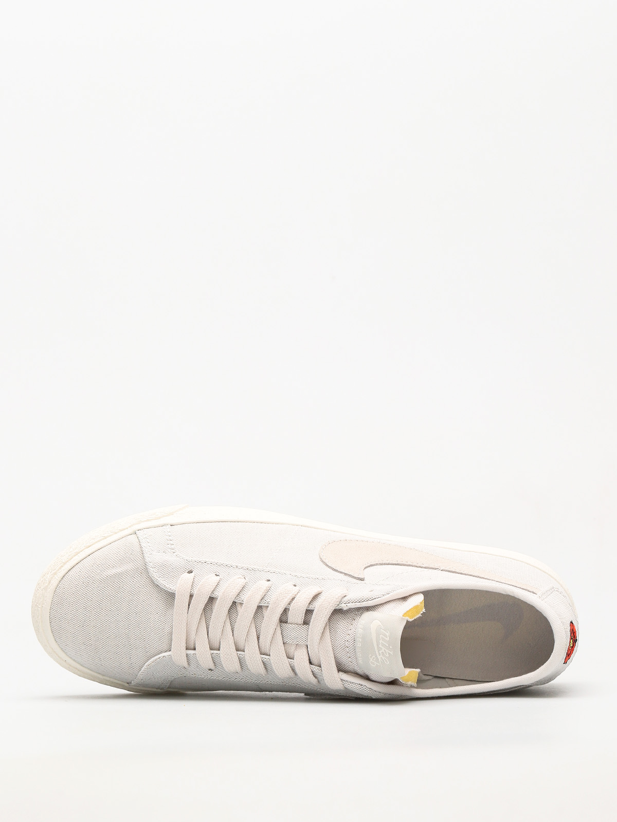 Nike SB Shoes Sb Zoom Blazer Low Canvas Deconstructed (phantom/light bone habanero red)