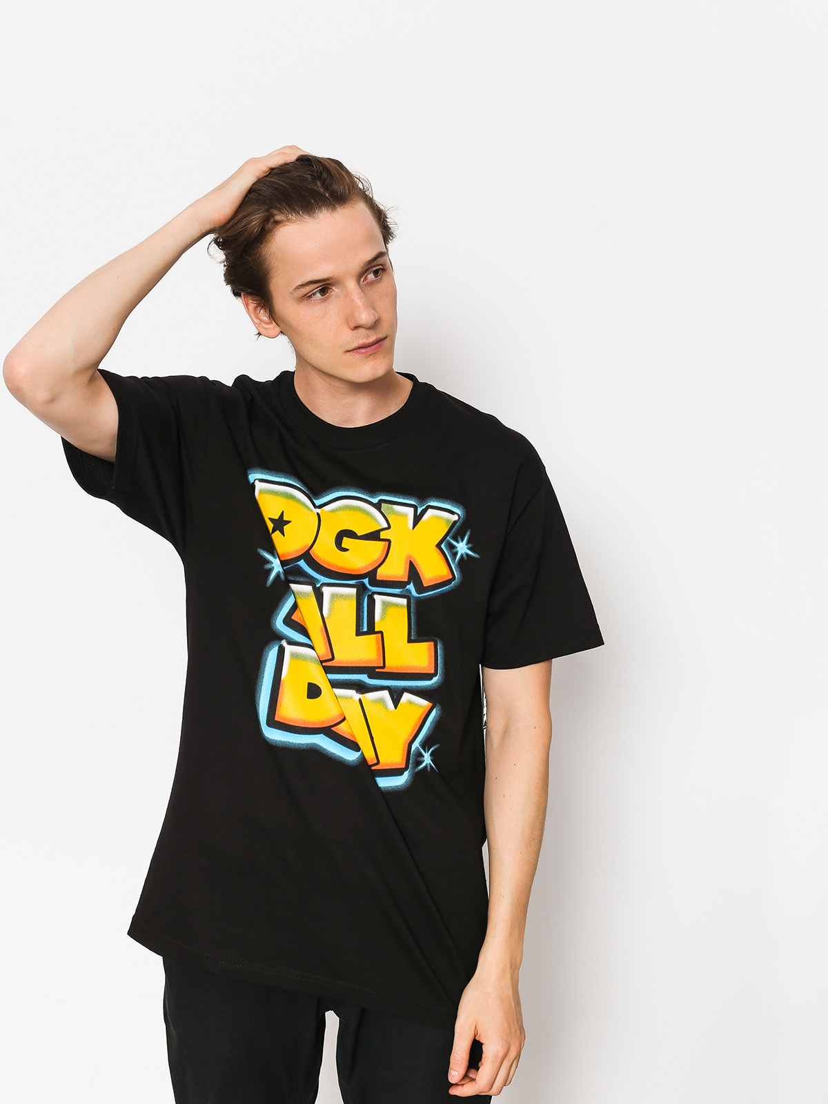 DGK T-Shirt Airbrush All Day (black)