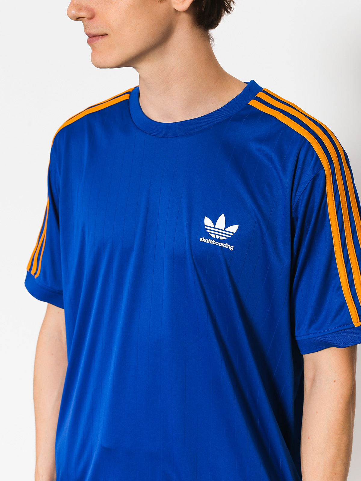 adidas T-shirt Bluza Clima Club Jers (collegiate royal/tactile yellow f17)