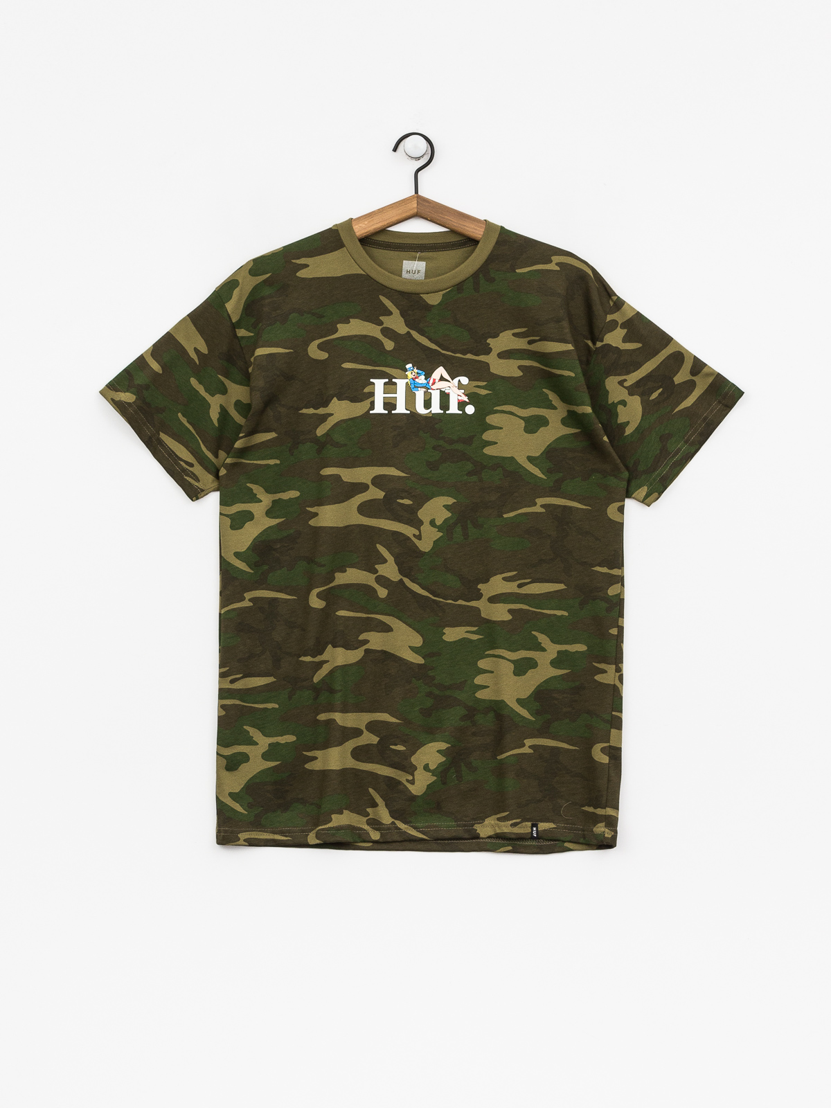 HUF T-shirt Miss America (woodland camo)