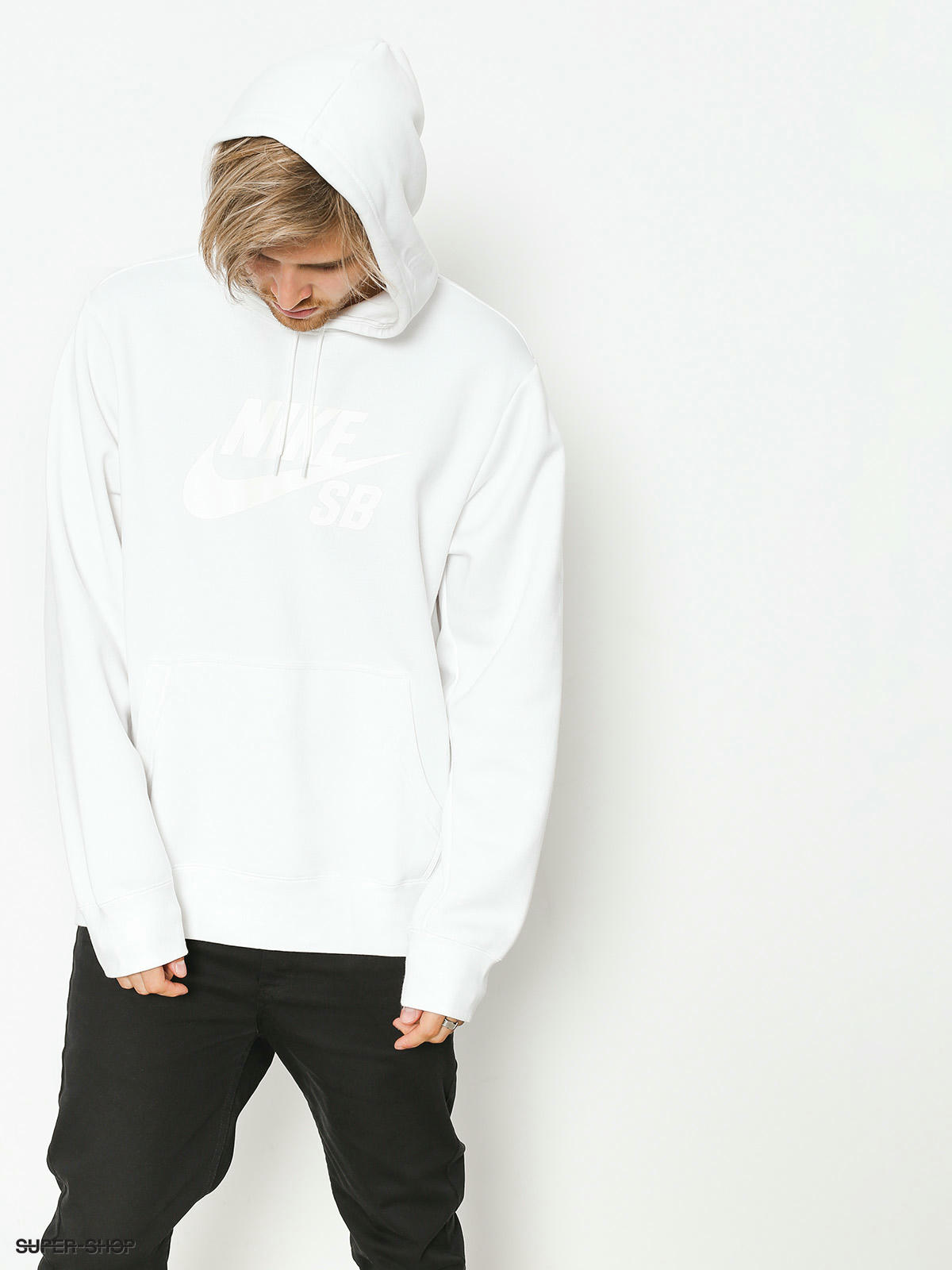 white nike sb sweatshirt