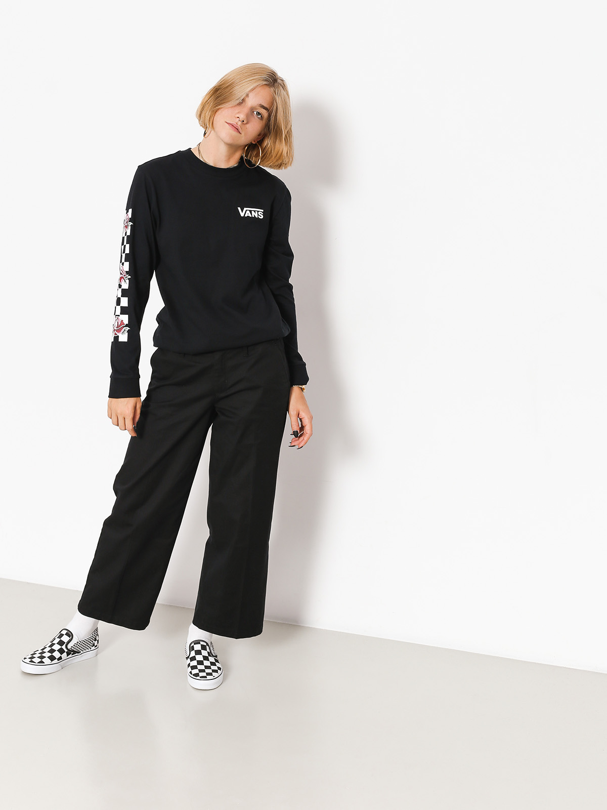 Vans Pants Authentic Wide Leg Wmn (black)