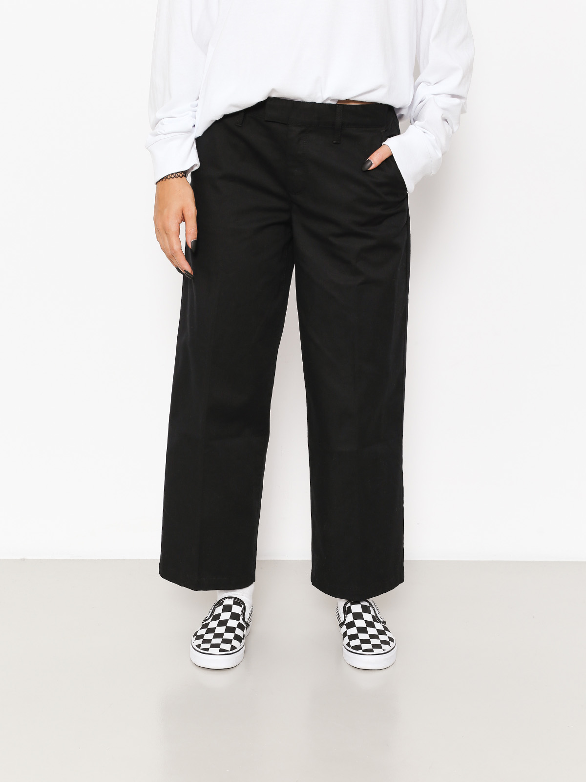 Vans Pants Authentic Wide Leg Wmn (black)