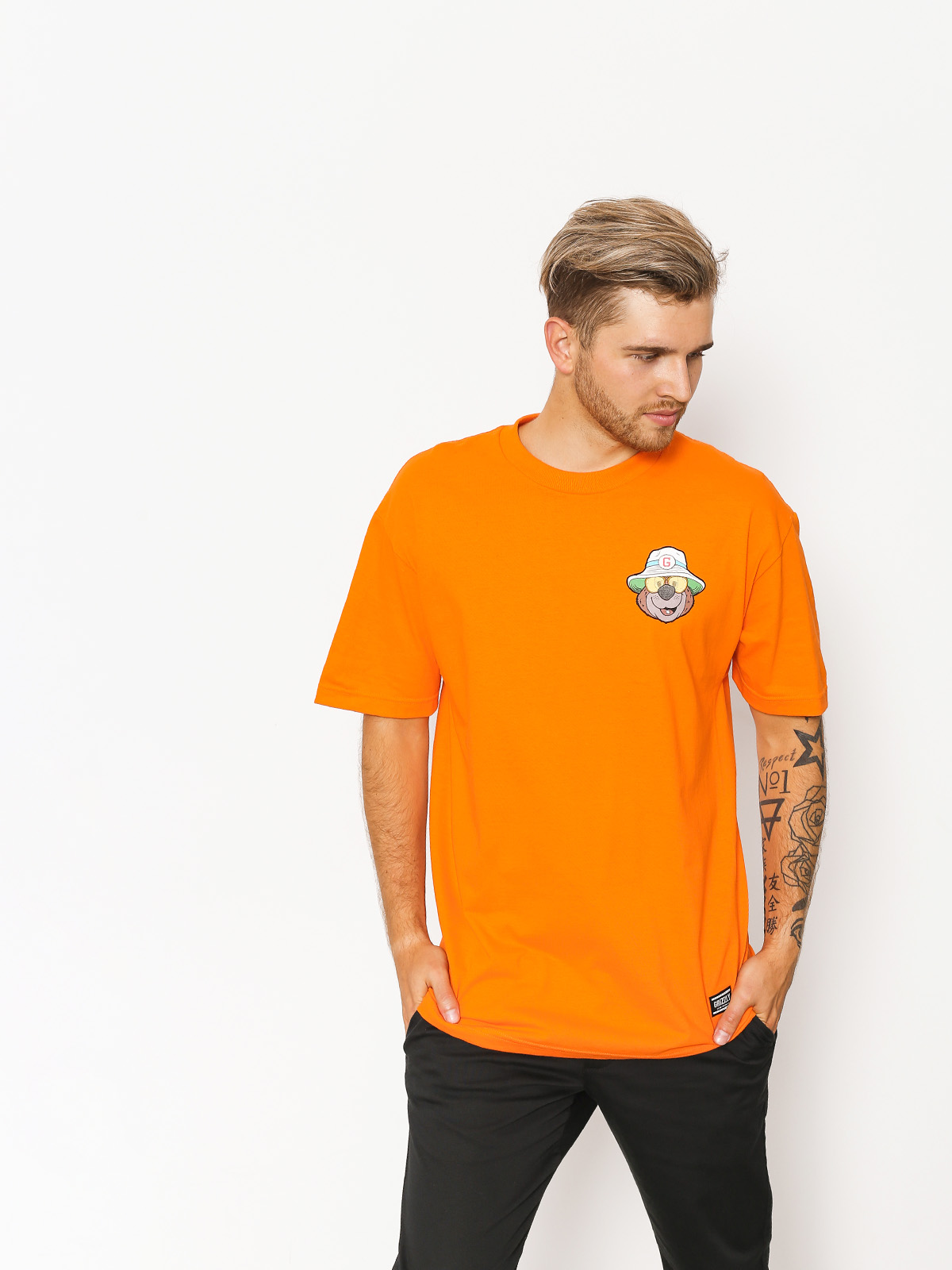 Grizzly Griptape T-Shirt Bear & Loathing (orange)
