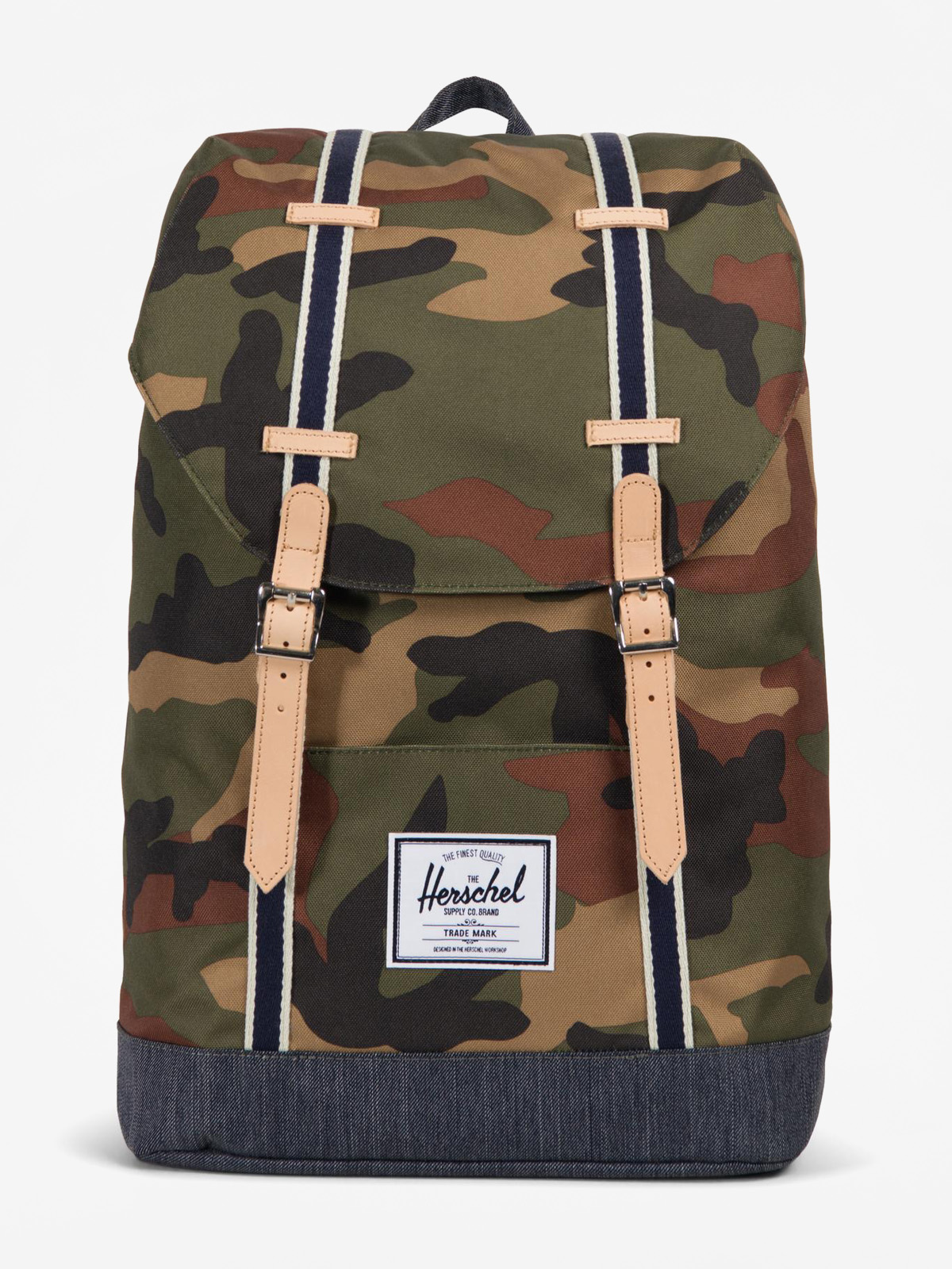 Herschel Supply Backpack Retreat camo (woodland camo/dark denim)