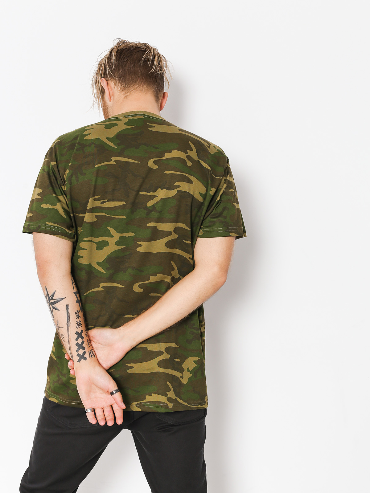 HUF T-shirt Miss America (woodland camo)