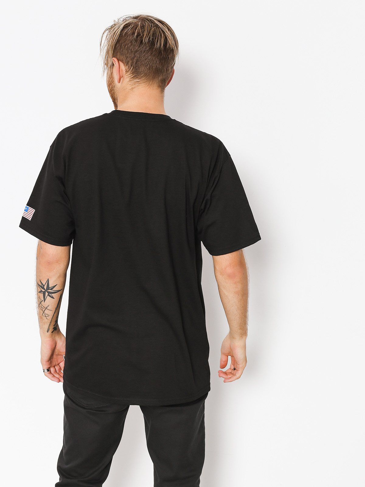 HUF T-shirt Fuck It Flag (black)