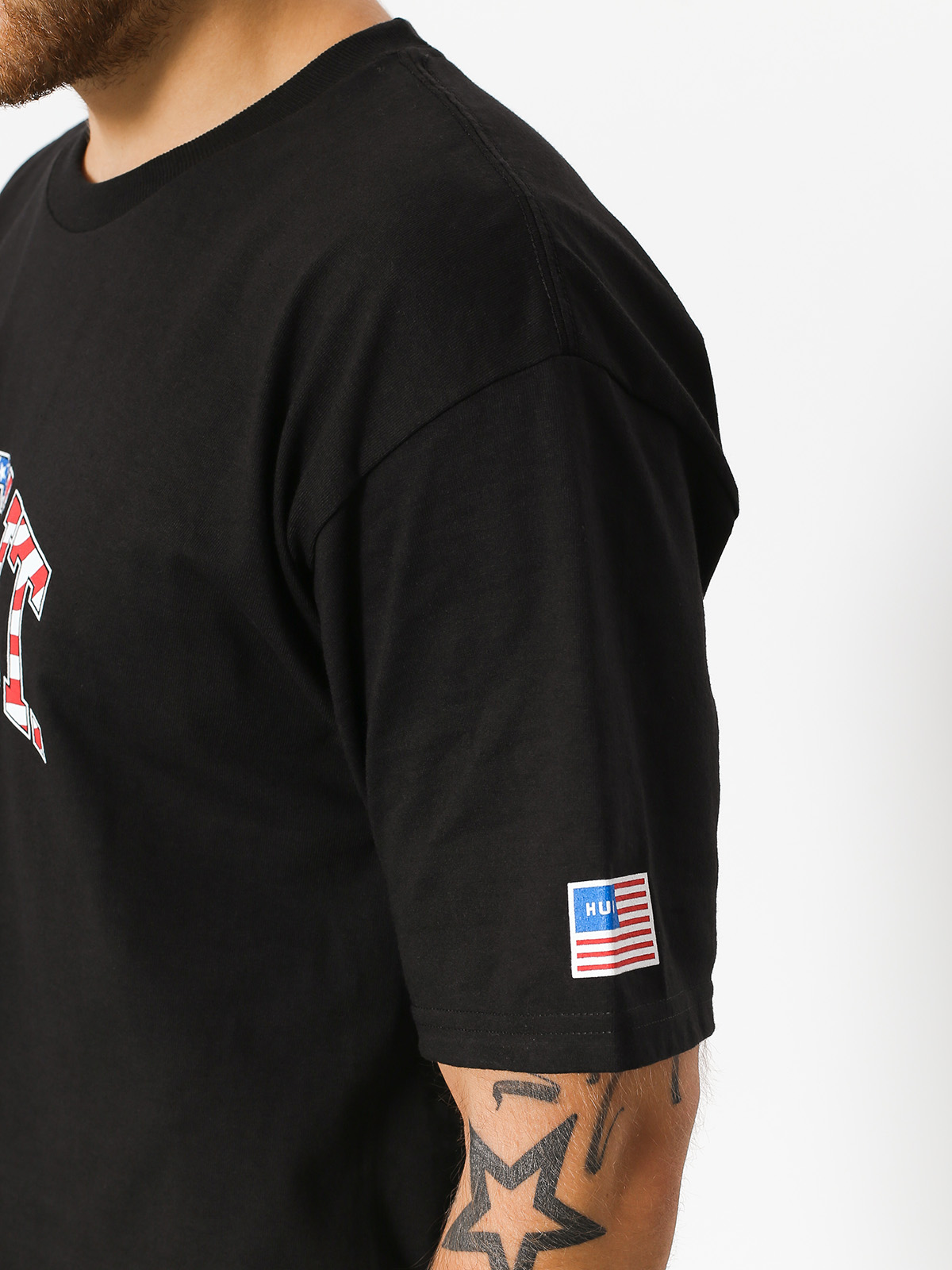 HUF T-shirt Fuck It Flag (black)