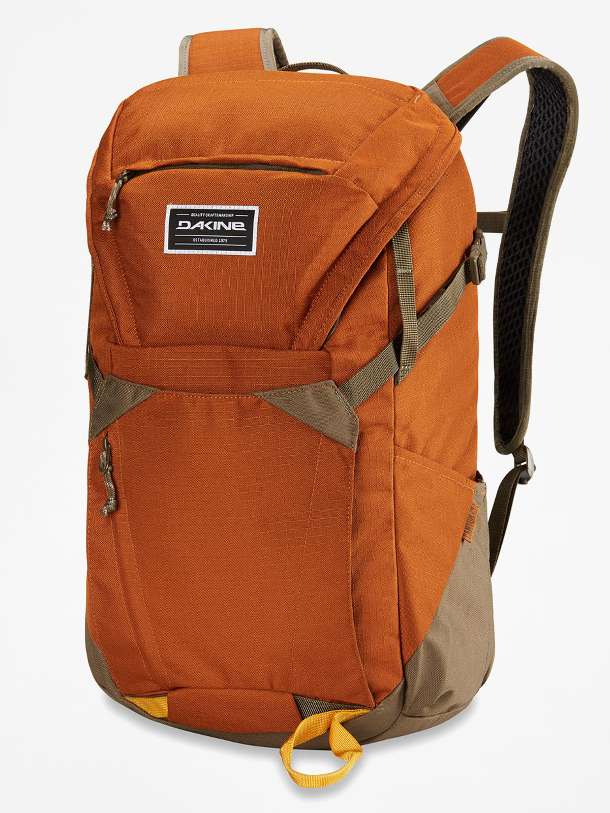 dakine orange backpack