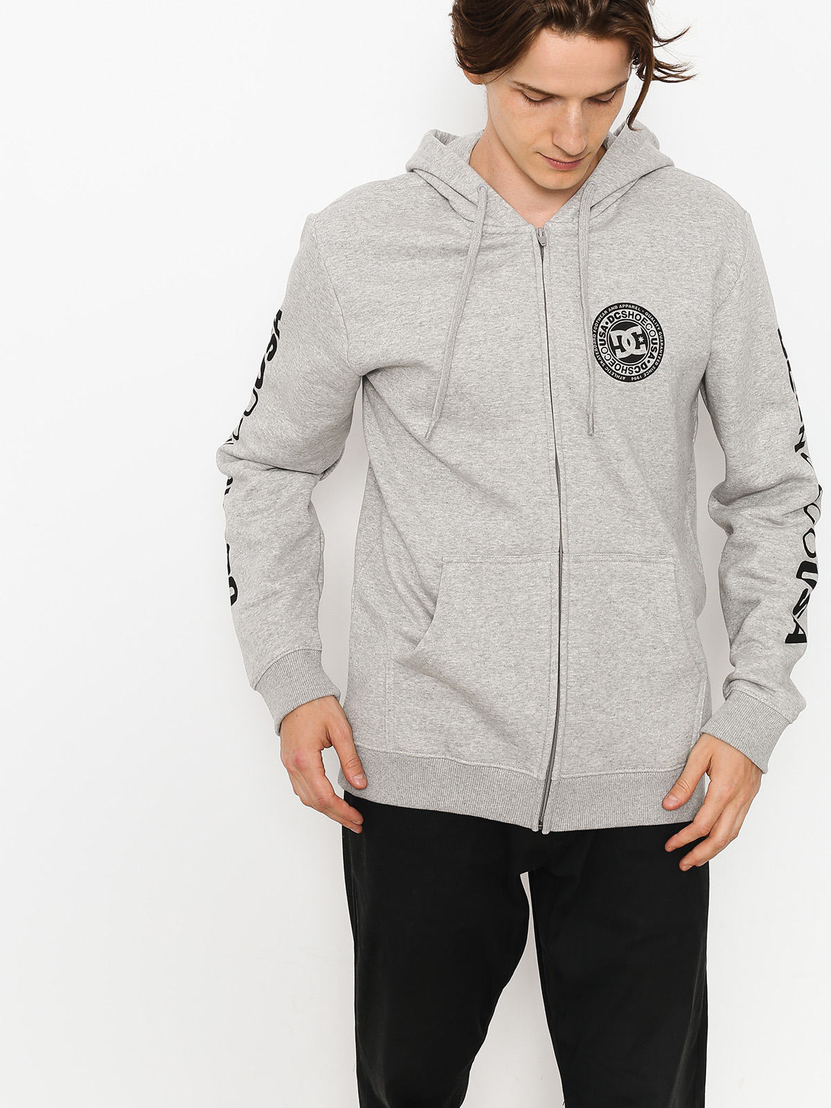 DC Hoodie Circle Star ZHD (grey heather)