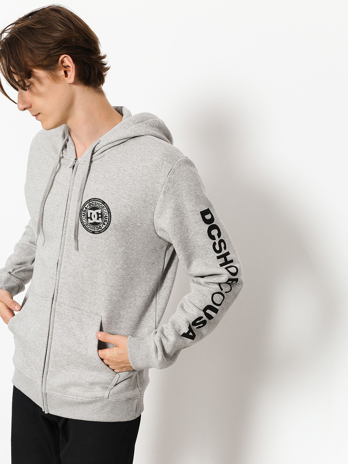 DC Hoodie Circle Star ZHD (grey heather)