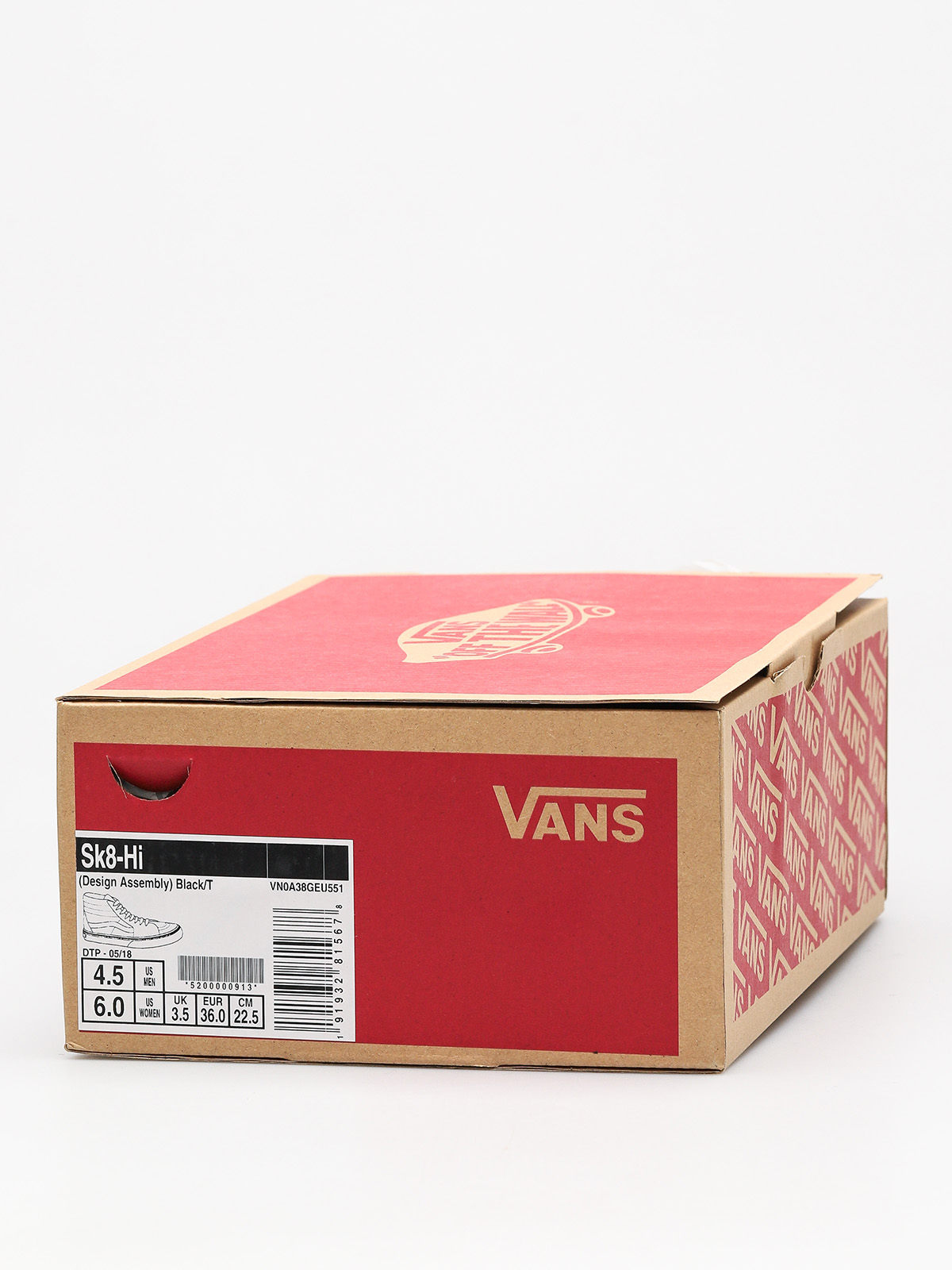 Vans Shoes Sk8 Hi Design Assembly (black/true white)