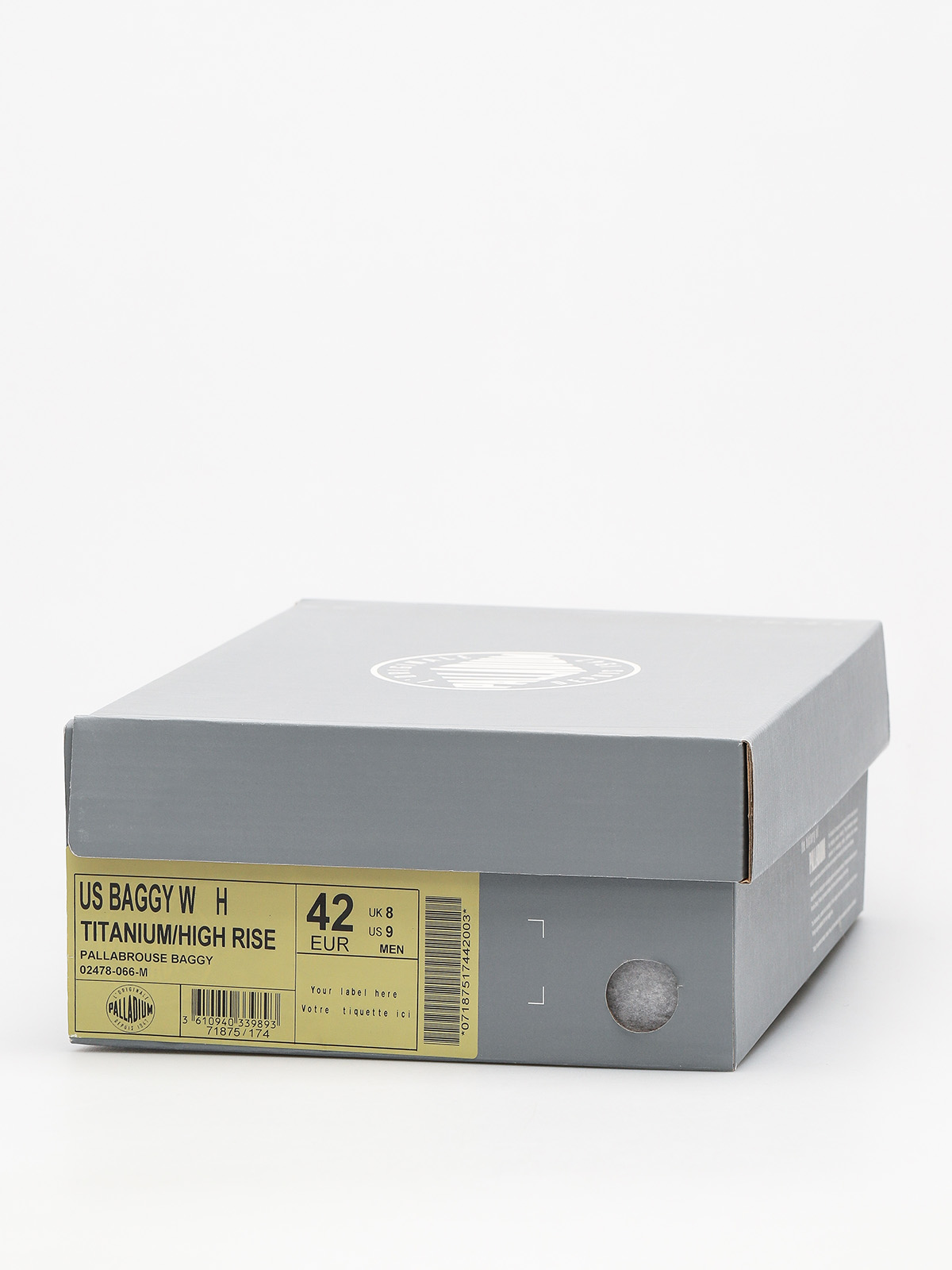 Palladium Shoes Us Baggy W (titanium/high rise)