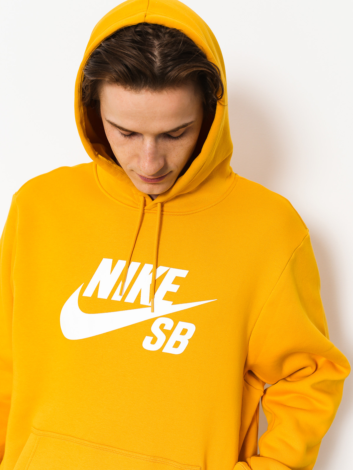 Nike SB Hoodie Sb Icon HD (yellow ochre/white)