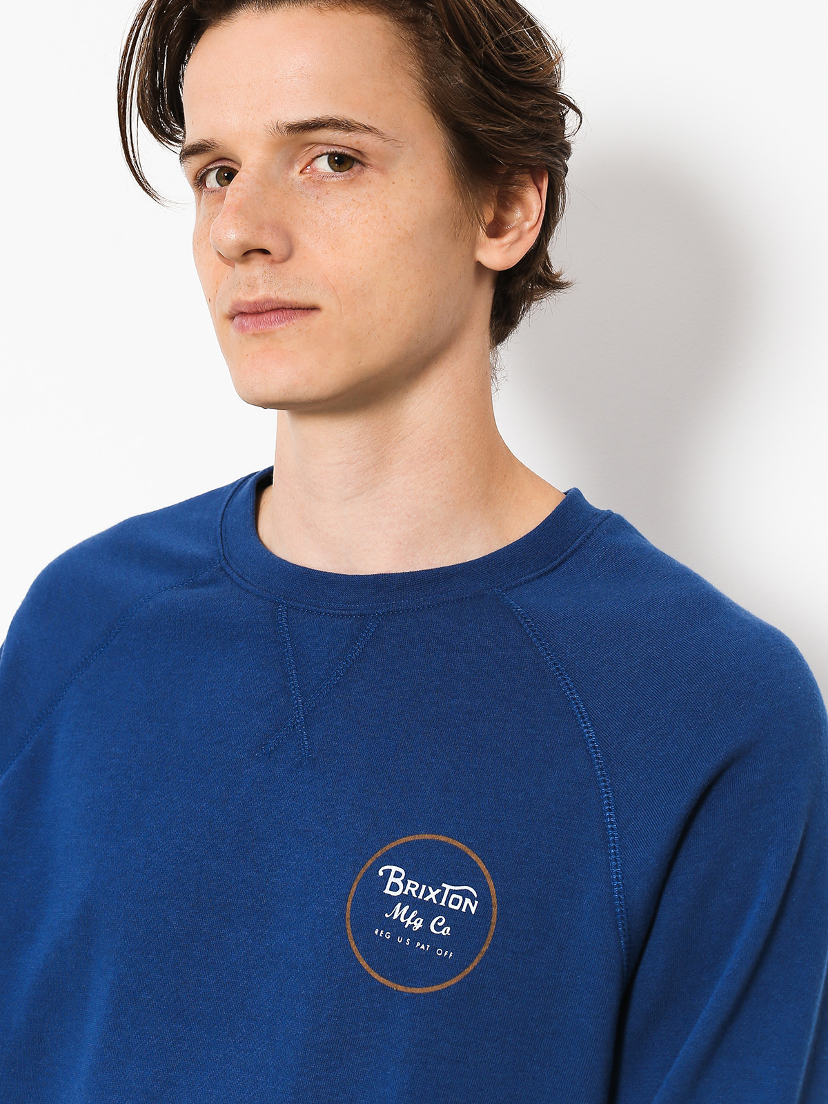Brixton Sweatshirt Wheeler III Eu Crew (deep blue)