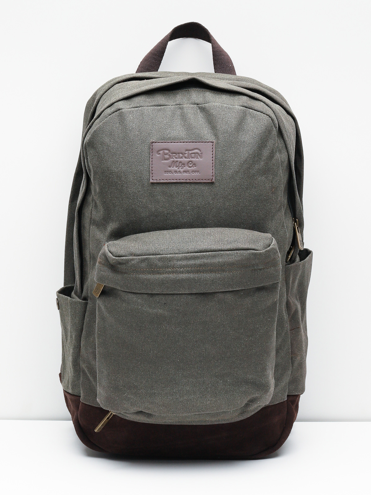 brixton canvas backpack laptop Coach West In Signature resistant waxed canvas Brixton Basin Backpack, $17 |