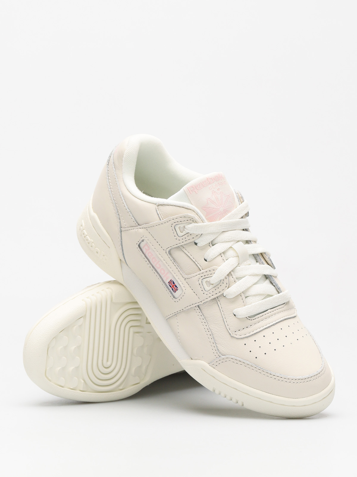Reebok Shoes Workout Lo Plus Wmn (vintage white/practical pink)