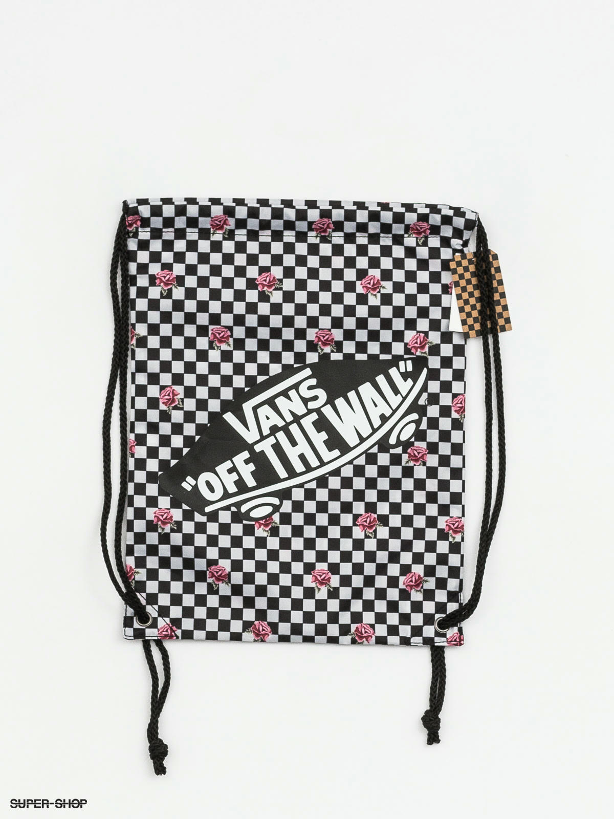 Rose checkered cheap vans backpack