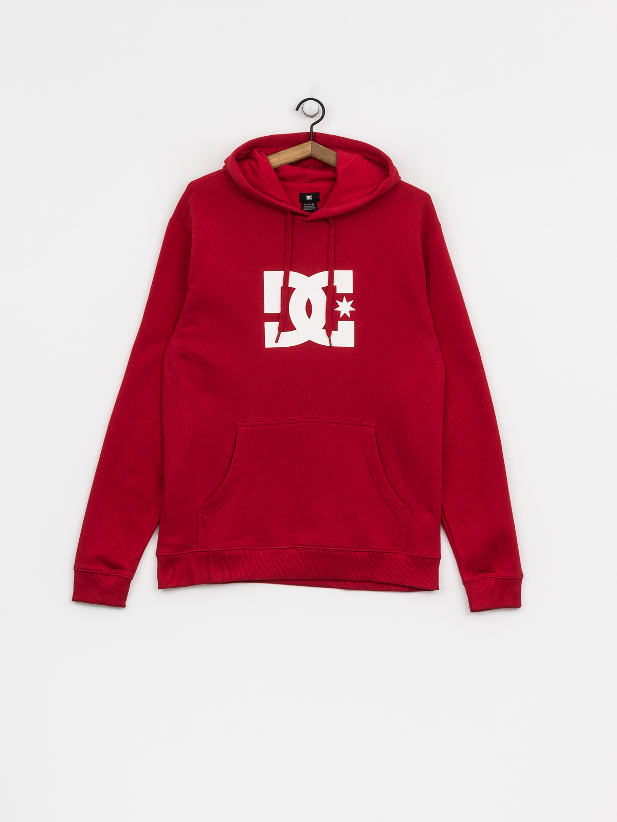 red dc hoodie