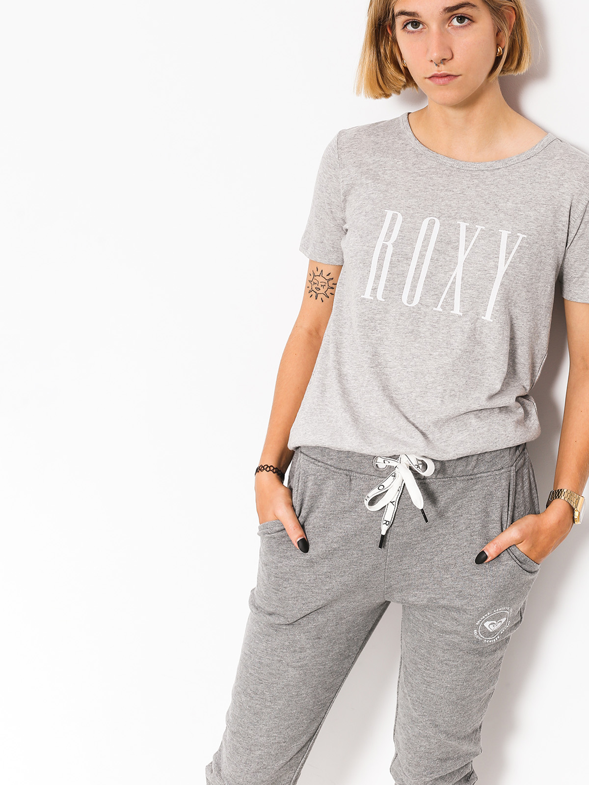 Roxy T-shirt Red Sunset Wmn (heritage heather)