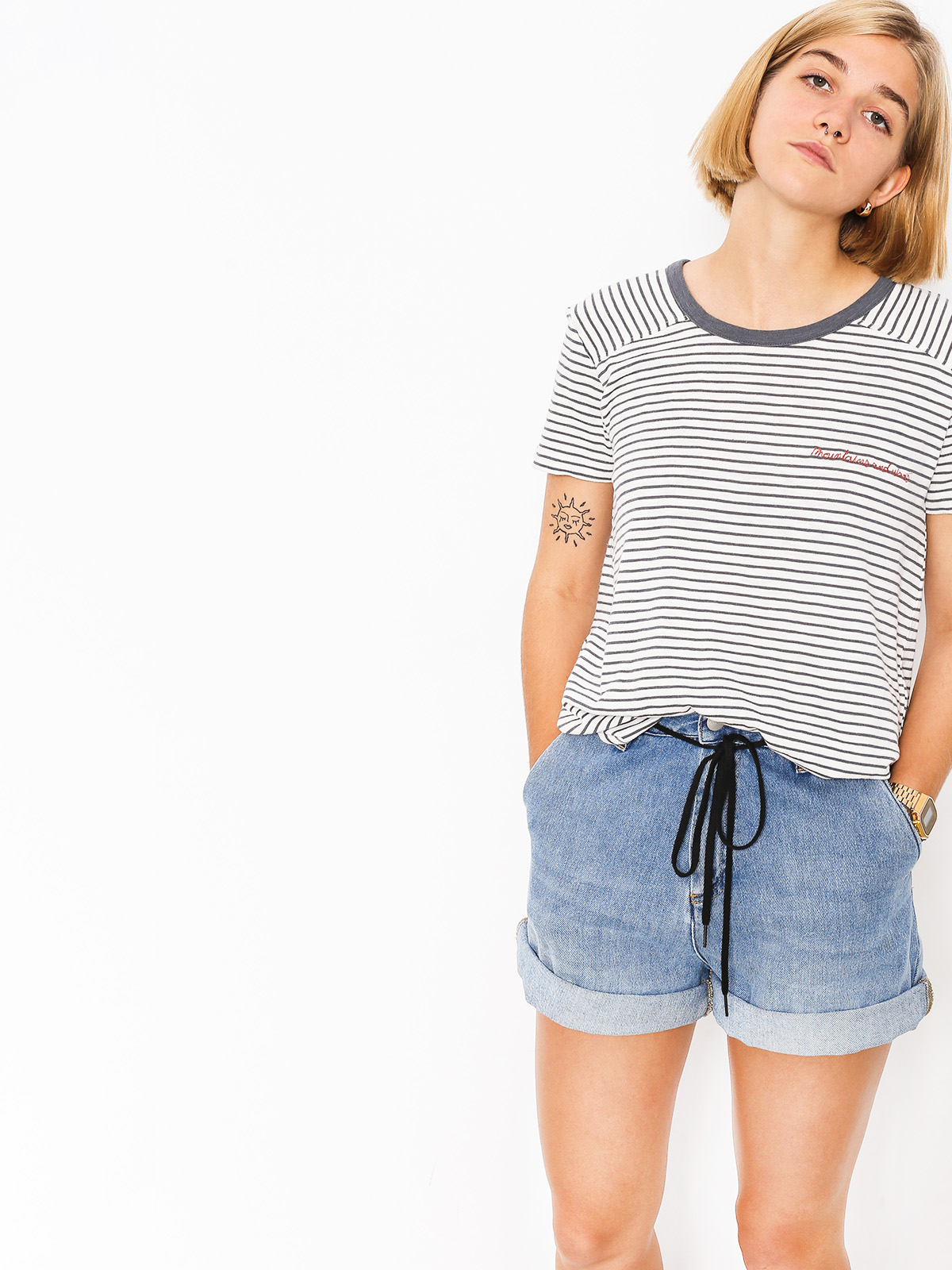 Roxy T-Shirt Myfavoritethina Wmn (turbulence thin stri)