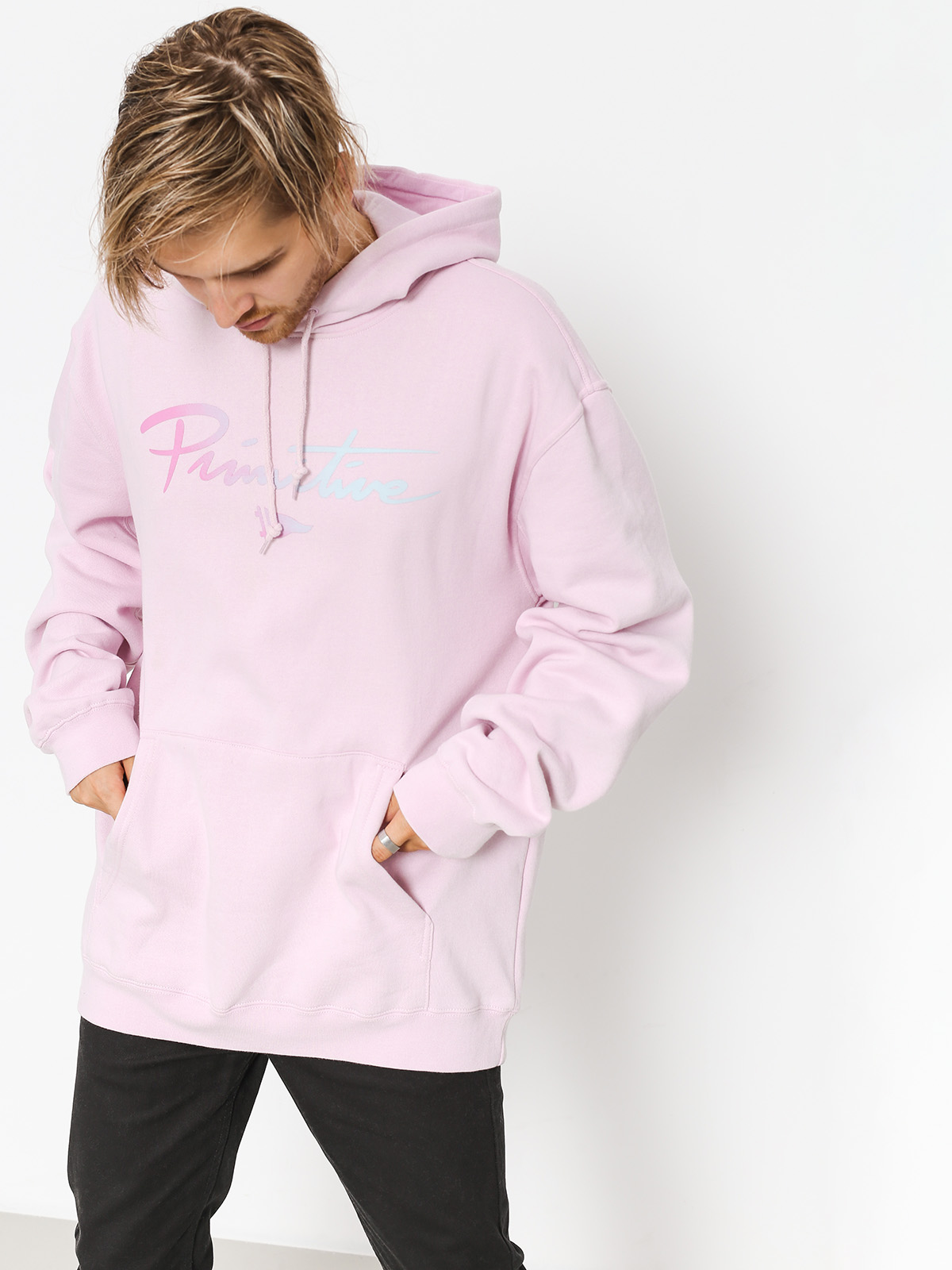 pink primitive hoodie