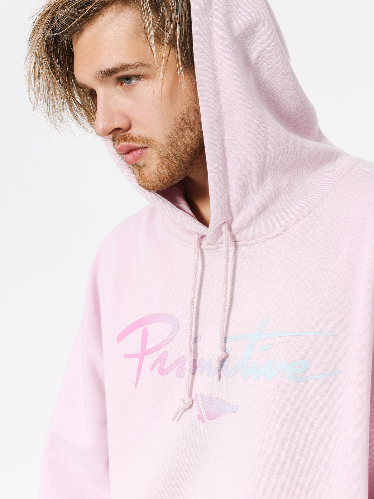 pink primitive hoodie