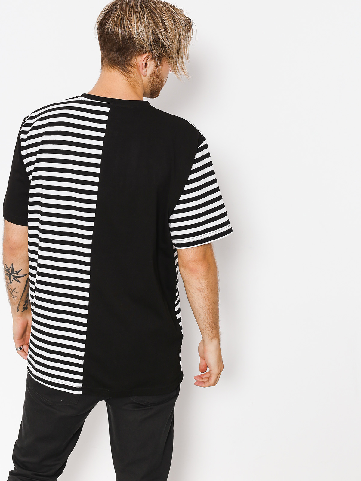 The Hive T-shirt Black N Stripes (black/white)